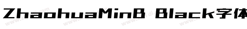 ZhaohuaMinB Black字体字体转换